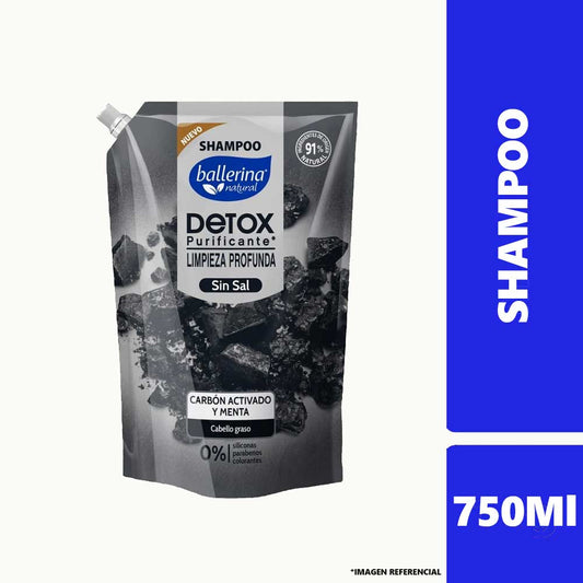 SHAMPOO BALLERINA CARBÓN 750ML