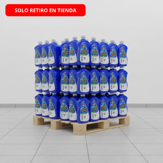 DETERGENTE LÍQUIDO CLIN CLIN 3L $890 c/u (Pallet de 100 unidades)
