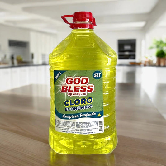 CLORO GOD BLESS ECONOMICO, 5 LITROS