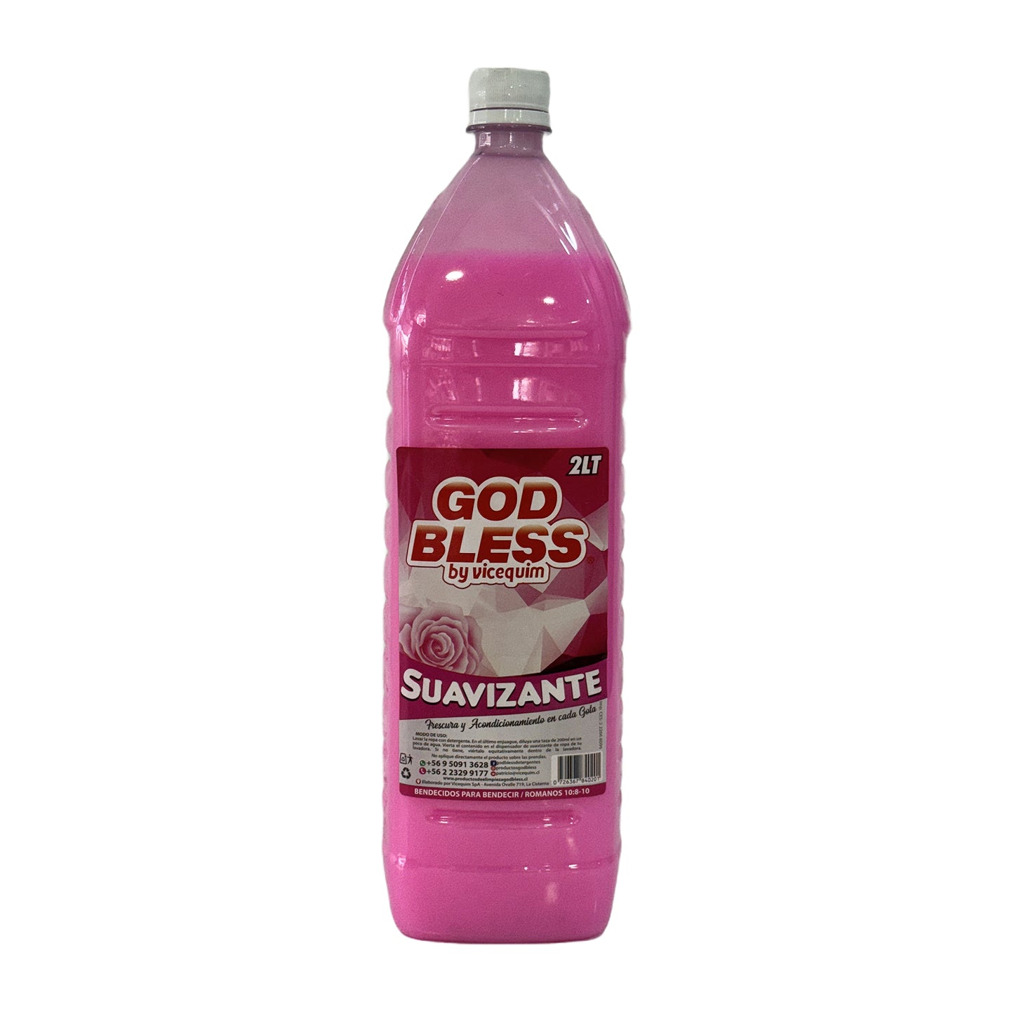 SUAVIZANTE GOD BLESS AROMA FLORAL, 2 LITROS