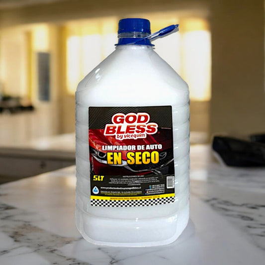 LAVADO EN SECO GOD BLESS PARA AUTOMÓVILES, 5 LITROS
