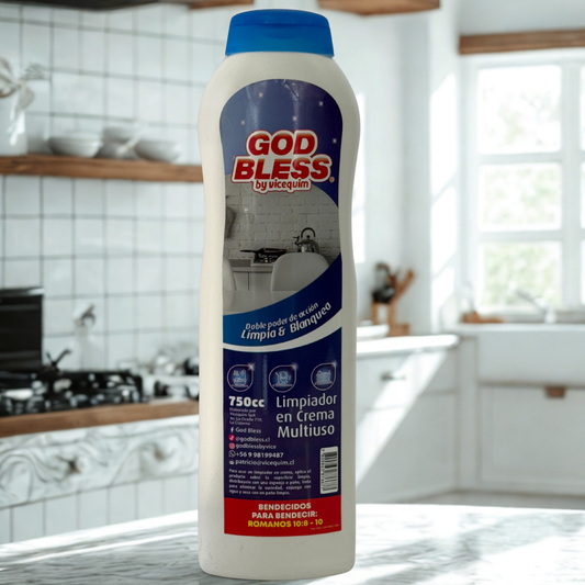 LIMPIADOR EN CREMA GOD BLESS 750CC