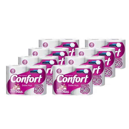 PAÑAL CONFORT 50MT X 4 (32 ROLLOS)
