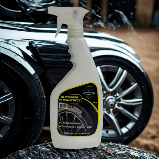 RENOVADOR DE NEUMÁTICOS CARWASHBLESS, 500 ML.