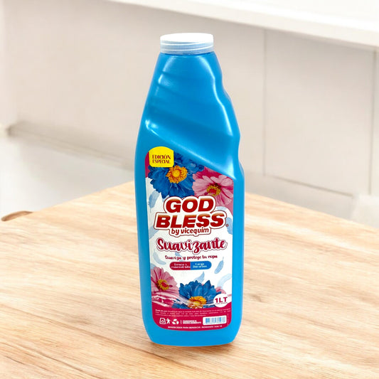SUAVIZANTE DE ROPA GODBLESS 1L – LARGA DURACIÓN 🌸