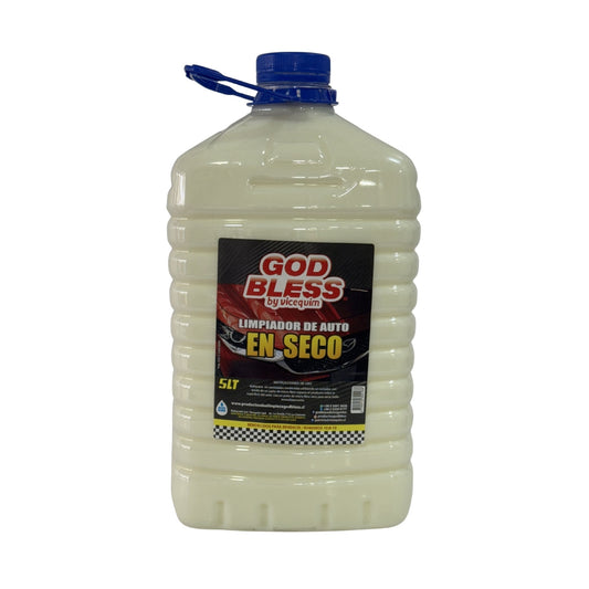 LAVADO EN SECO GOD BLESS PARA AUTOMÓVILES, 5 LITROS