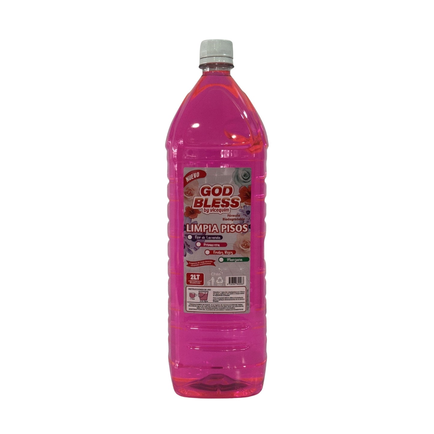LIMPIA PISOS GOD BLESS AROMA FLORAL, 2 LITROS