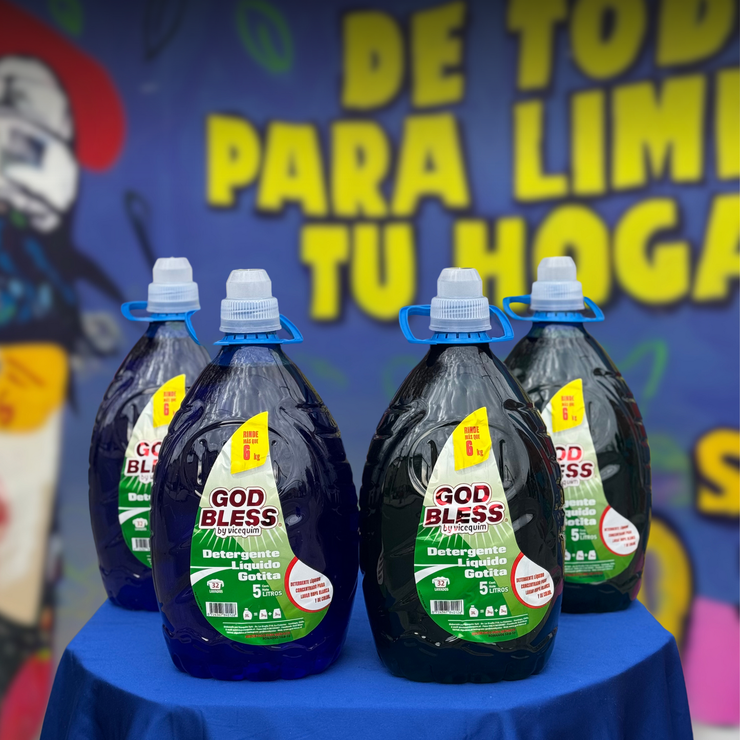 Pack Oferta: 4 Detergentes Gotita 5L