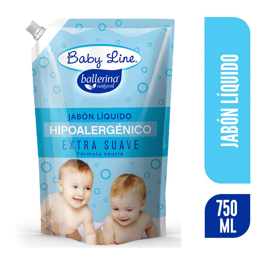 JABÓN BALLERINA BABYLINE HIPOALERGÉNICO DP 750ML