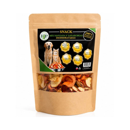 FyP SABORES DEL CAMPO MIX MANZANAS Y ZANAHORIAS DESHIDRATADAS 60gr