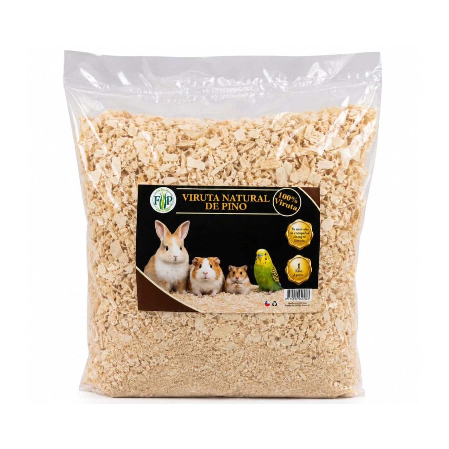 FyP SABORES DEL CAMPO VIRUTA NATURAL - CAMAS SANITARIAS 1kg