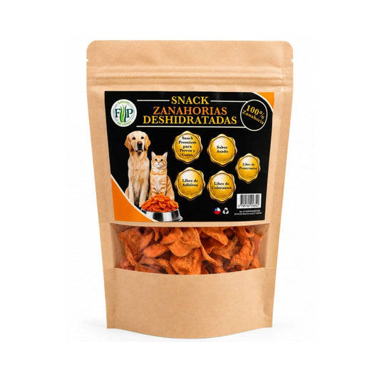 FyP SABORES DEL CAMPO SNACK ZANAHORIAS DESHIDRATADAS CON SABOR NATURAL ASADO 70gr
