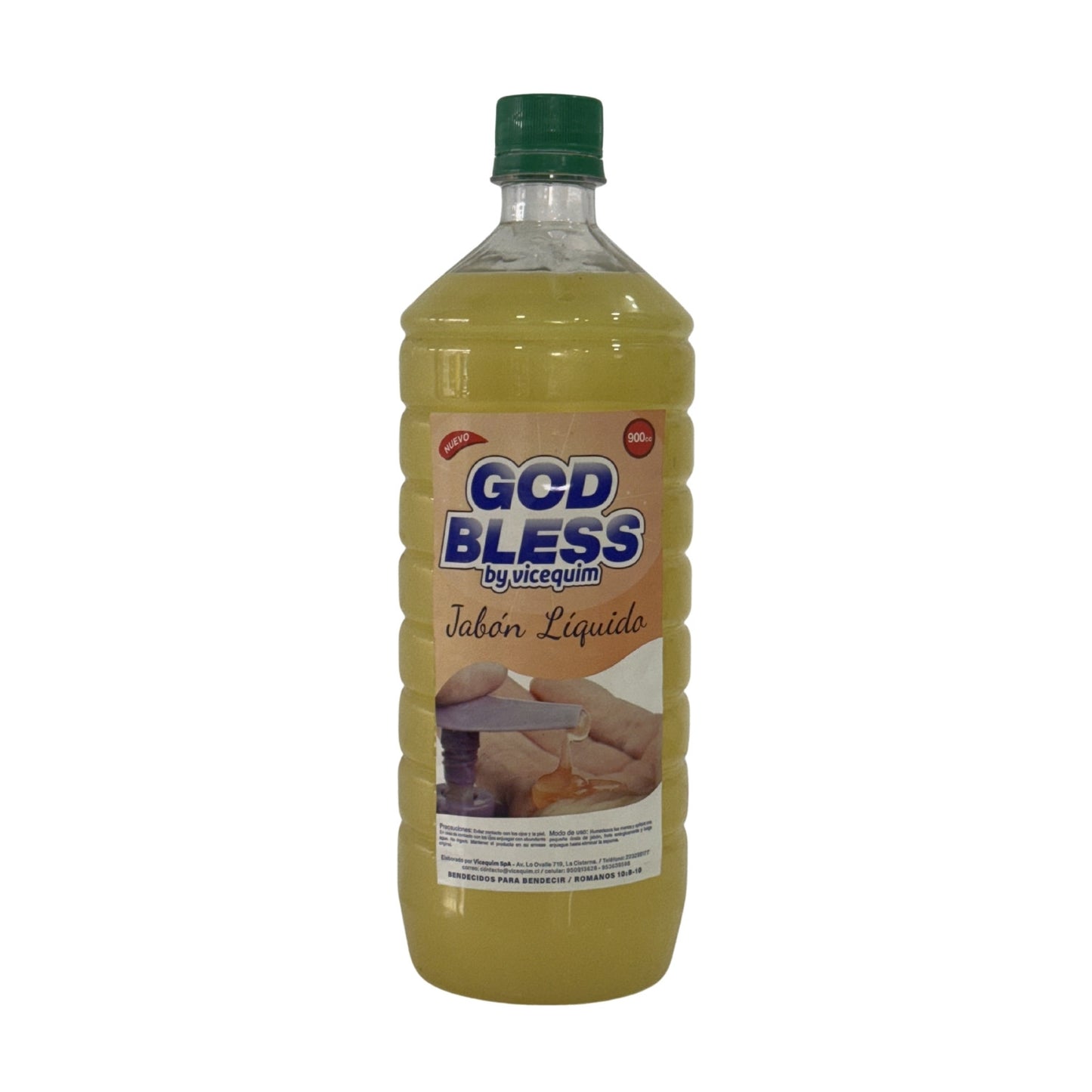 JABÓN LÍQUIDO CREMOSO GOD BLESS, 1 LITRO