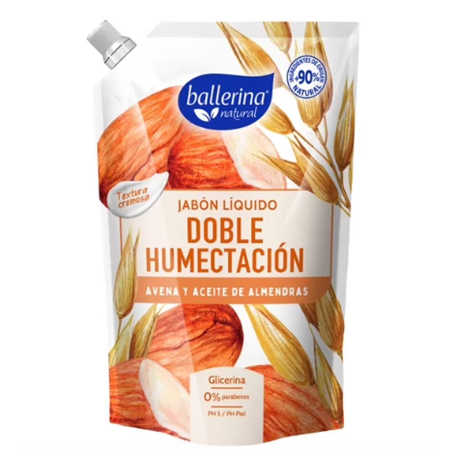 JABÓN BALLERINA AVENA ALMENDRAS 750ML