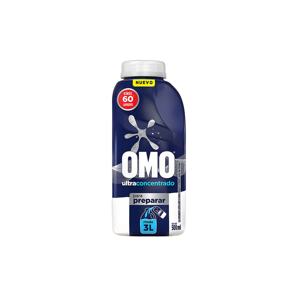 DETERGENTE LÍQUIDO OMO PARA DILUIR 500ML/3LT