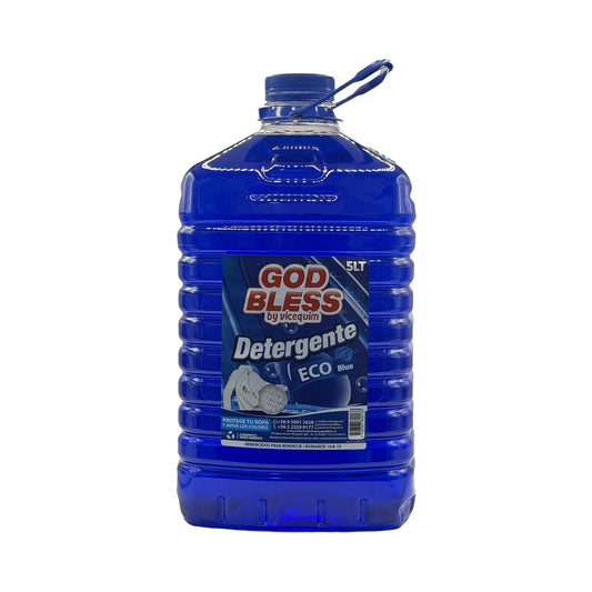 DETERGENTE GOD BLESS ECO BLUE, 5 LITROS