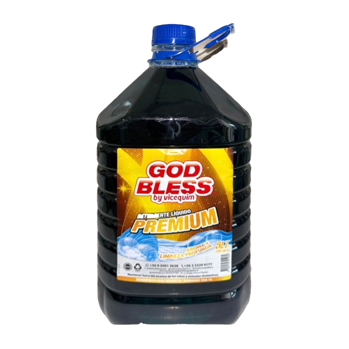 DETERGENTE GOD BLESS PREMIUM, 5 LITROS.