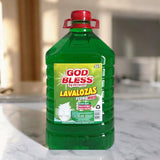 LAVALOZAS ECONÓMICO GOD BLESS (VERDE), 5 LITROS