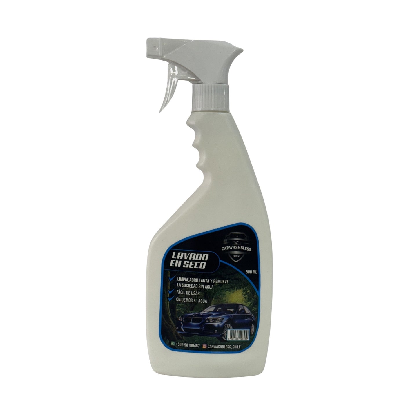 LAVADO EN SECO CARWASHBLESS, 500 ML.