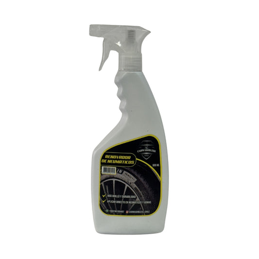 RENOVADOR DE NEUMÁTICOS CARWASHBLESS, 500 ML.
