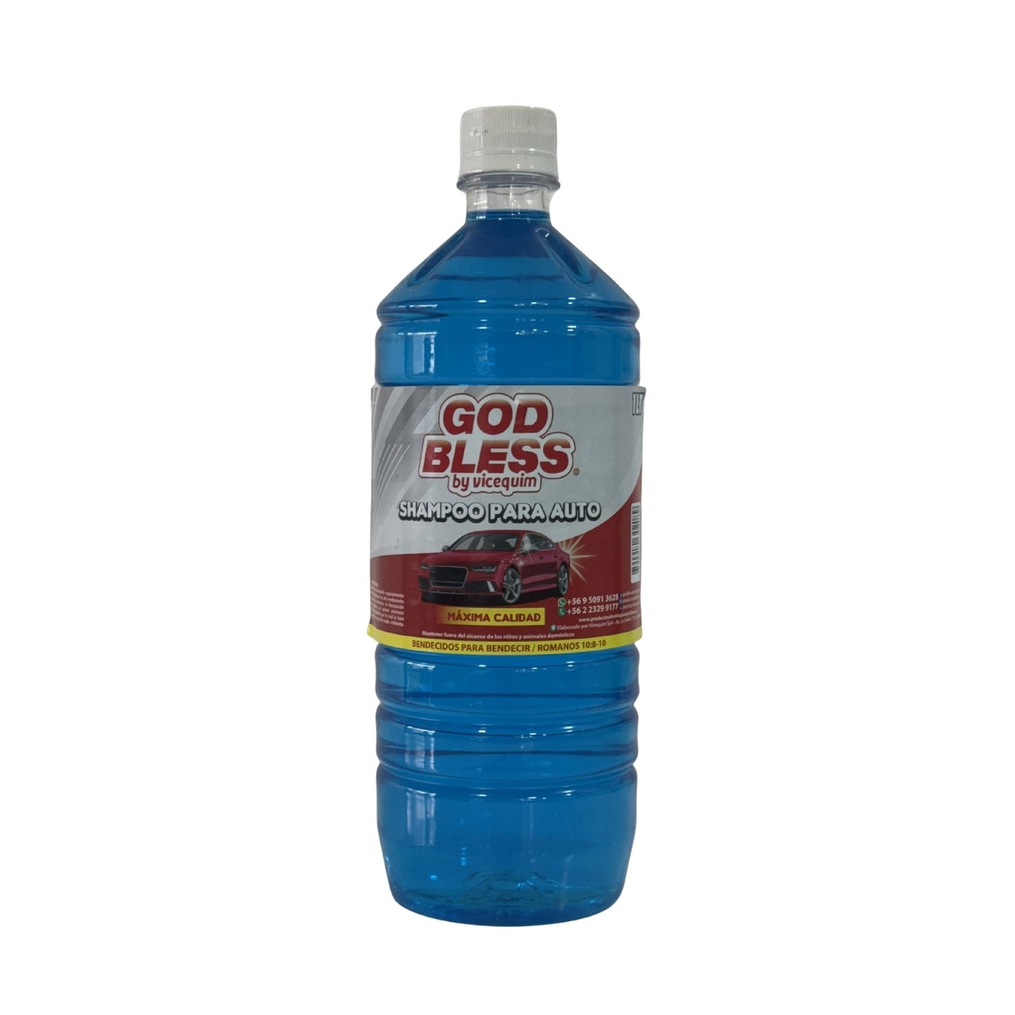 SHAMPOO PARA AUTOMÓVILES GOD BLESS, 1 LITRO