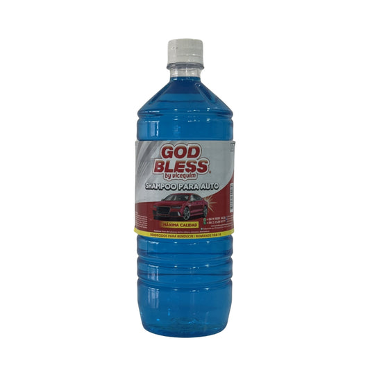 SHAMPOO PARA AUTOMÓVILES GOD BLESS, 1 LITRO