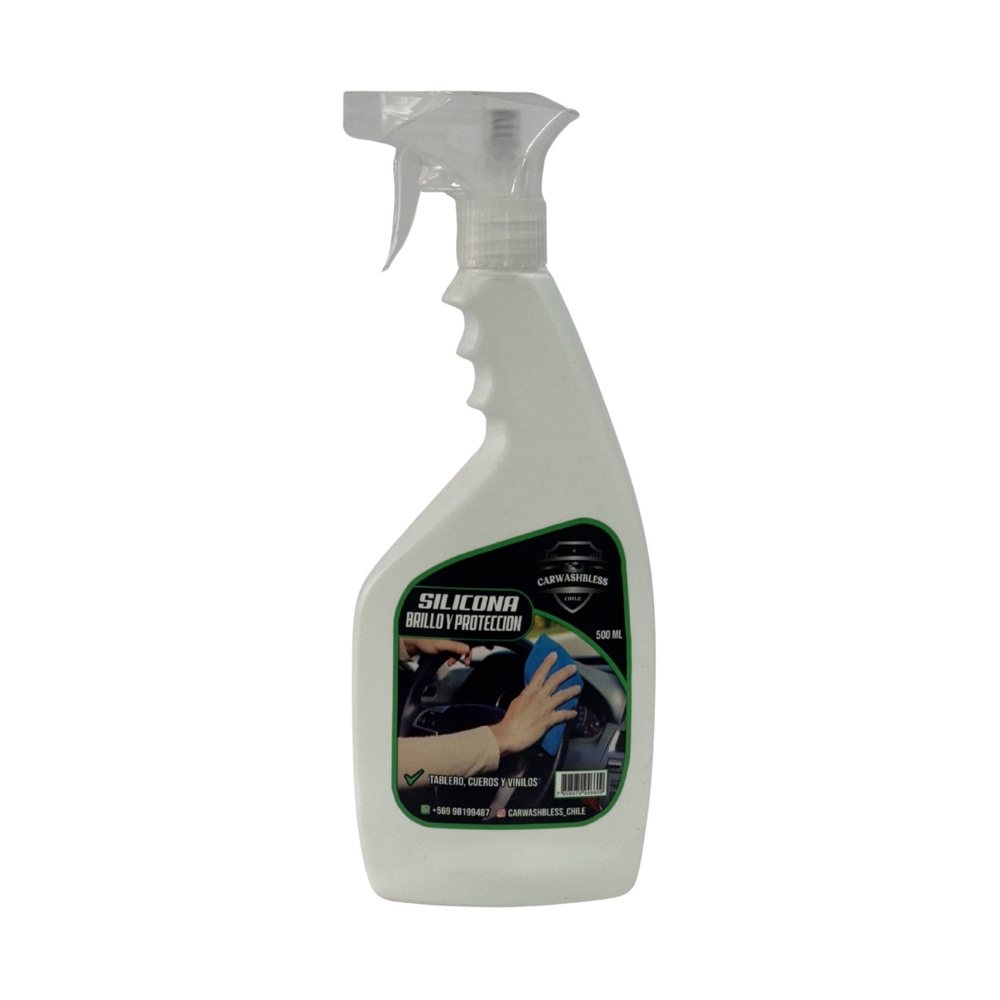 SILICONA LÍQUIDA CARWASHBLESS, 500 ML.