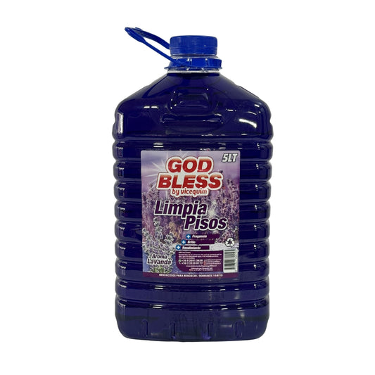 LIMPIA PISOS GOD BLESS AROMA LAVANDA, 5 LITROS